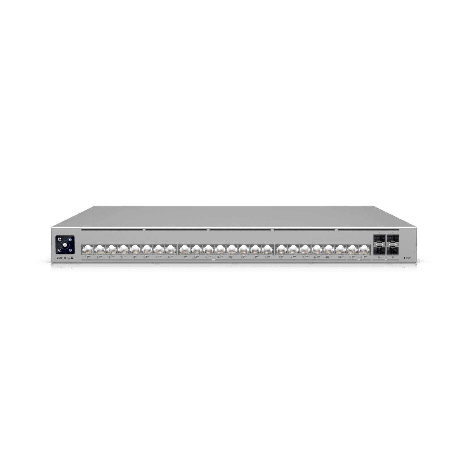Ubiquiti USW-Pro-Max-24-PoE Switch UniFi de 24 puertos multi-gigabit PoE++, con características de capa 3 y etherlighting – USW-Pro-Max-24-PoE