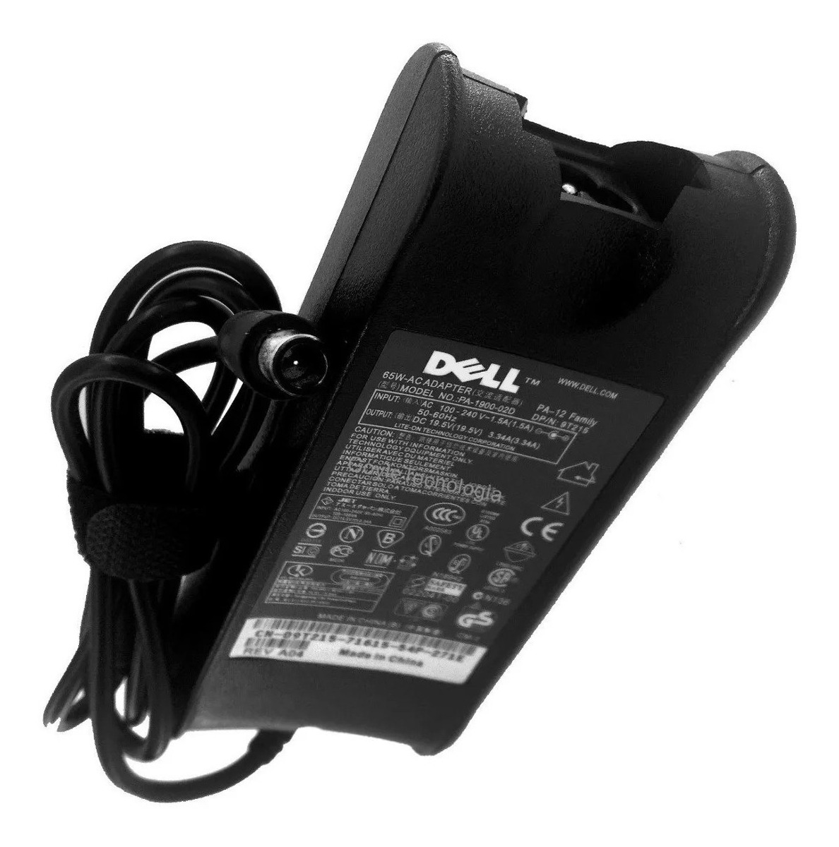 Cargador Dell 90W 19.5V - 4.62A (Punta gruesa 7.4 mm x 5.0 mm con pin central)