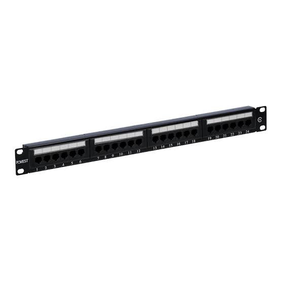 PATCH PANEL POWEST NPP624-0624 CAT6 24 PUERTOS